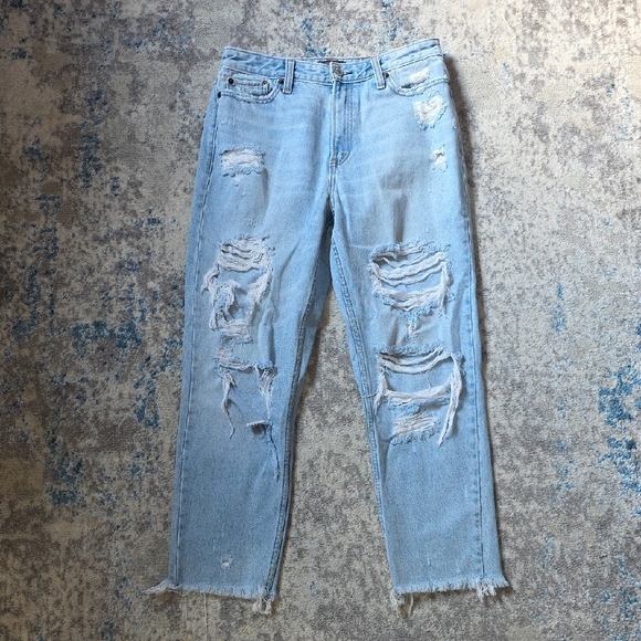 Abercrombie & Fitch Denim - Abercrombie & Fitch Women's Size 29 8R Annie High Rise Girlfriend Jeans